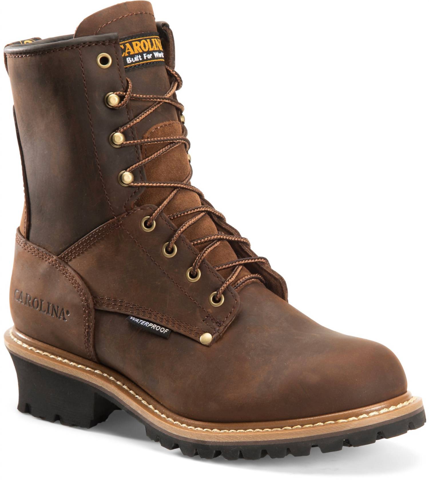 Carolina - Men's Waterproof 8" Steel Toe Work Logger Boots