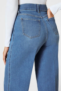 Spanx - Cropped Wide Leg Crop Jeans