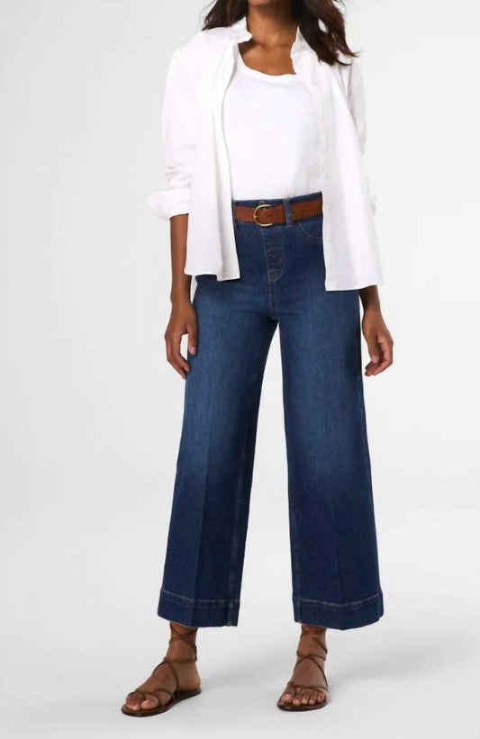 Spanx - Everywhere Cropped Wide Leg Jeans