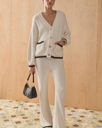 Sancia Women's The Charli Knit Cardigan in white - women's cardigan