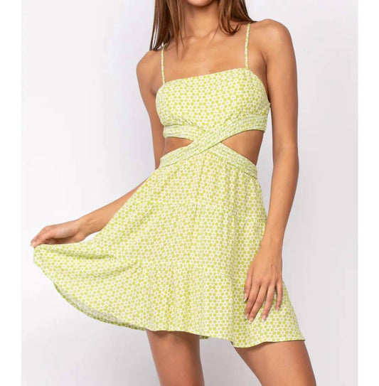 Sky To Moon - Floral Twisted Smocked Mini Dress