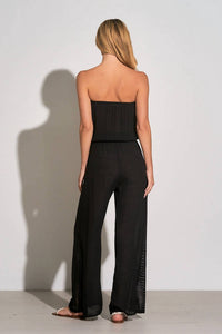 Elan - Strapless Wide Leg Jumpsuit