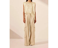 Shona Joy Medina Tank in cream bone - women's tank top