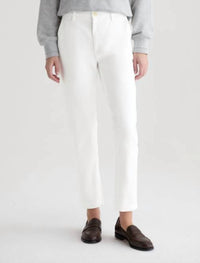 AG Jeans Caden Tailored Trouser Pant in white - women's pants