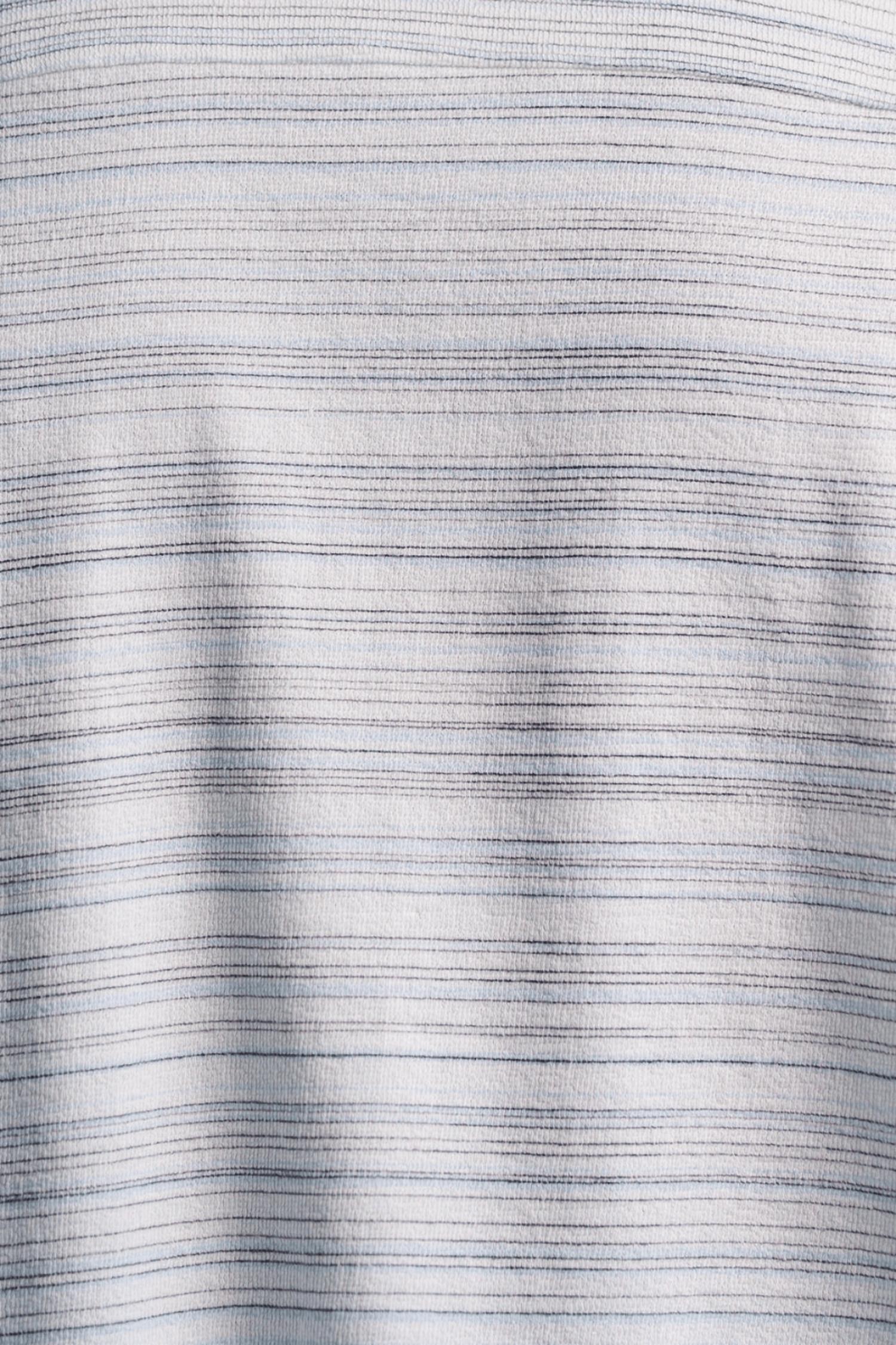 Stone Rose - Printed Horizon Pinstripe Knit Shirt