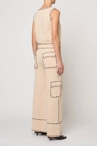 Atelier Delphine - Romy Boucle Tanguis Cotton Tank Top