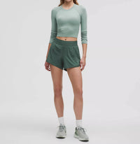 Lululemon - Swiftly Tech Cropped Long Sleeve 2.0 Tee