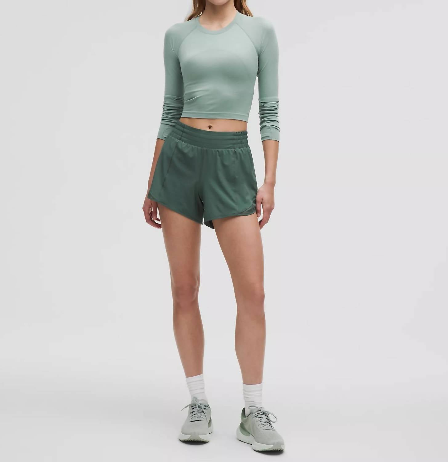 Lululemon - Swiftly Tech Cropped Long Sleeve 2.0 Tee
