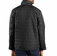 carhartt Rain Defender Gilliam Insulated Jacket in black - men's jacket - detail view