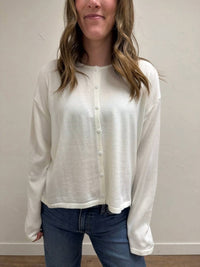 Wishlist - Button Up Lightweight Sweater Cardigan