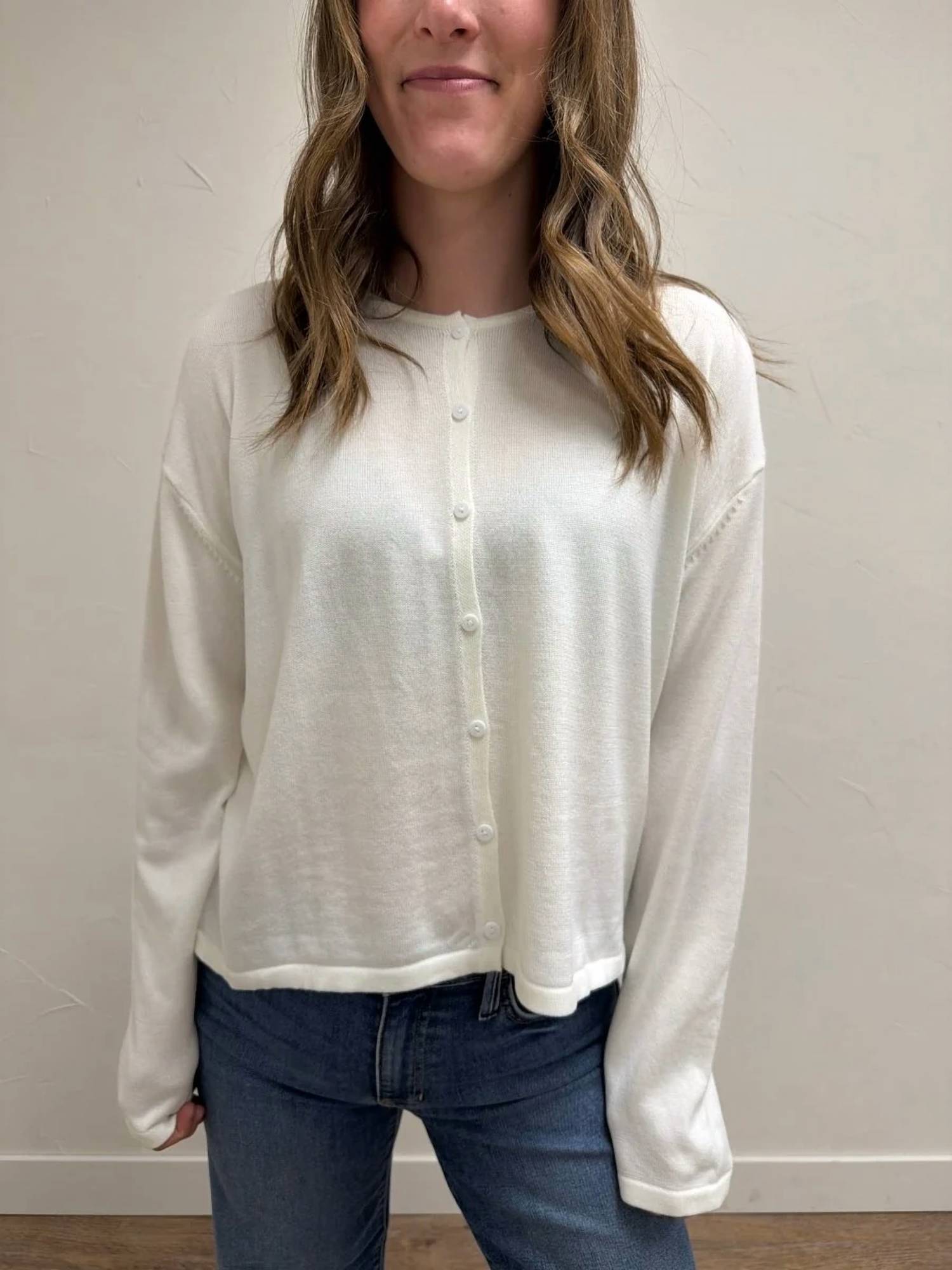 Wishlist - Button Up Lightweight Sweater Cardigan