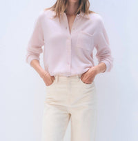 White + Warren - Cashmere Textured Henley Top