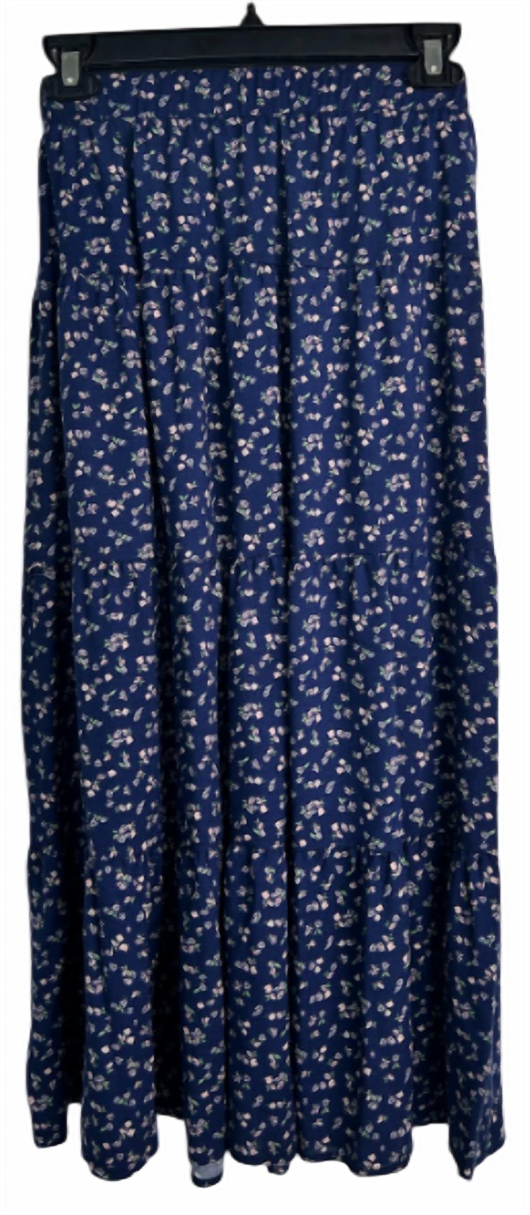 Aqua - Tiered Midi Skirt