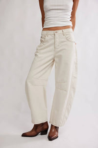 Free People - Good Luck Mid Rise Barrel Jeans