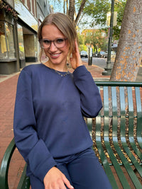 Vintage Havana - Cloud Fleece Crew Neck Sweater