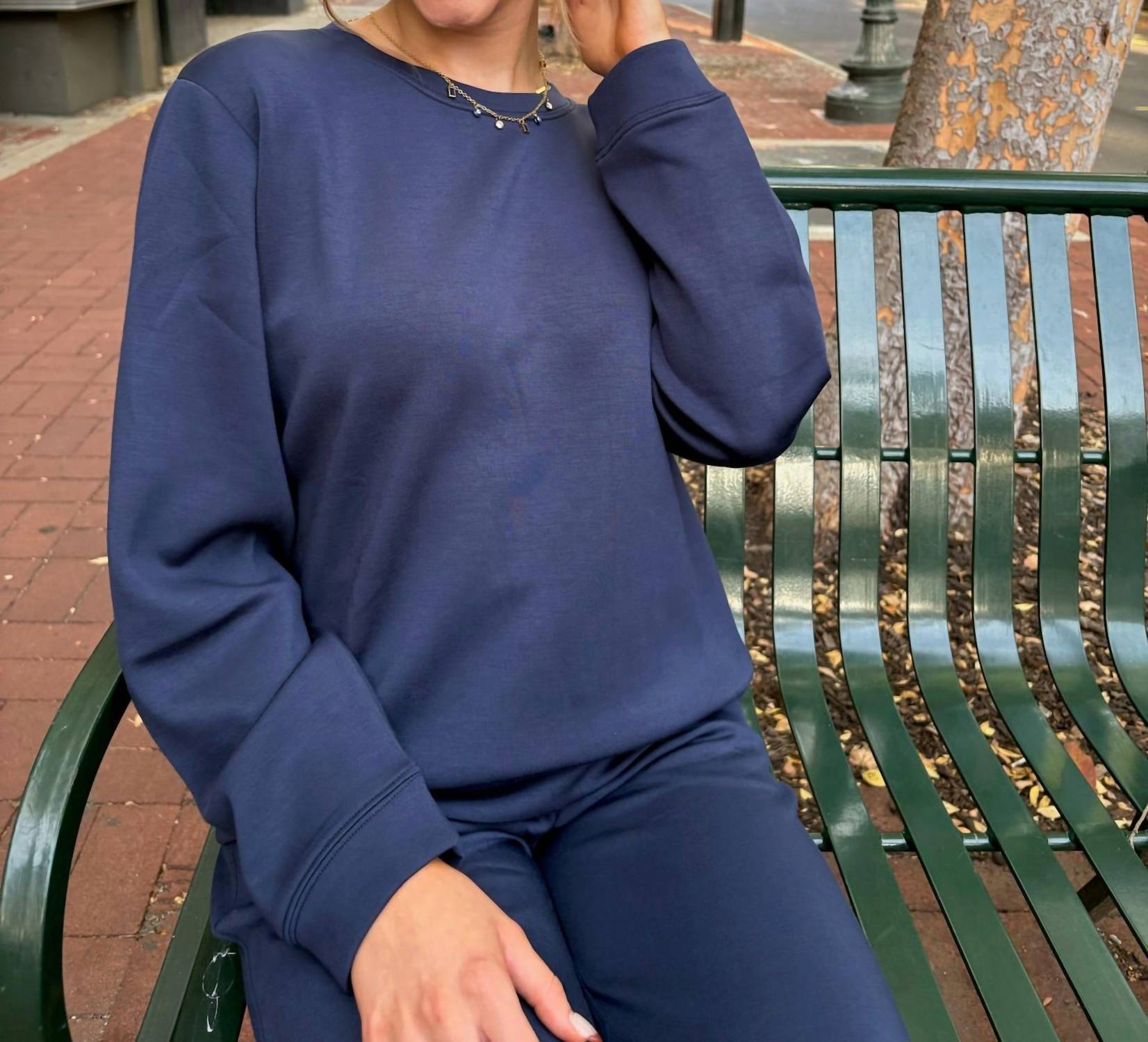 Vintage Havana - Cloud Fleece Crew Neck Sweater
