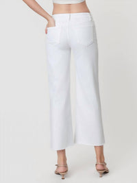 VERVET BY FLYING MONKEY Olivia Jeans in white - women's pants - detail view