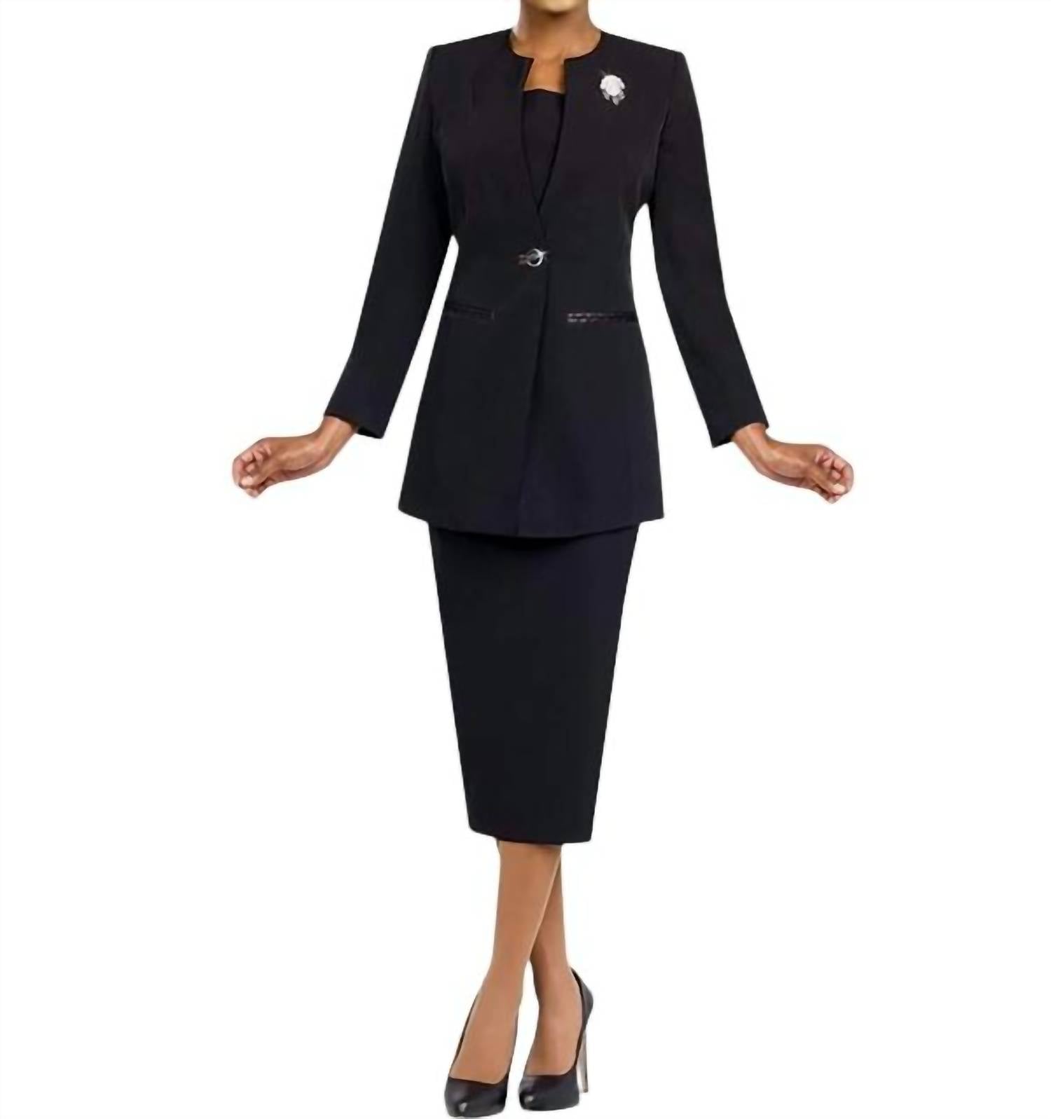 Ben Marc - Signature Silhouette 2-piece Skirt Suit