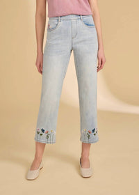 Fdj - Pull-on Straight Crop Jeans