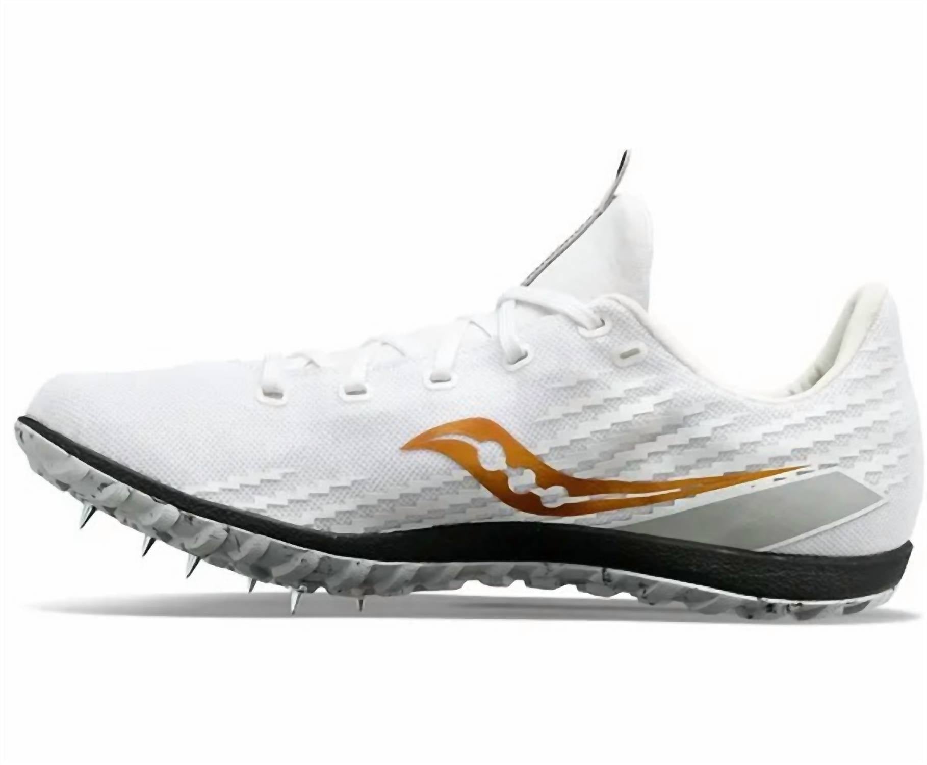 SAUCONY Men's Havok Xc 3 Prospect Shoes in white - men's shoe - detail view