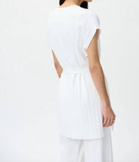 Pleated Cover Up Sweater