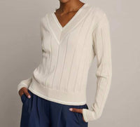 Rhone - Varsity Cable Knit Sweater