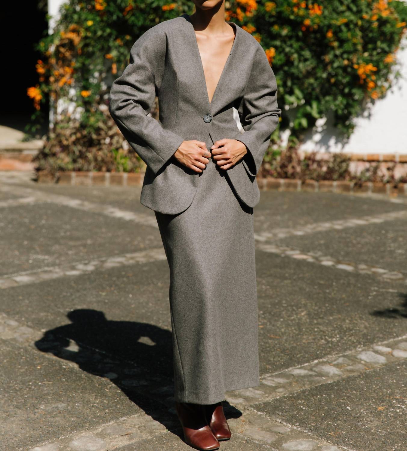 Sloan - Wool Circular Sleeve Blazer