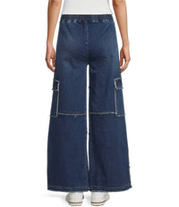 Tractr - Blu-tifully Relaxed Cargo Pants