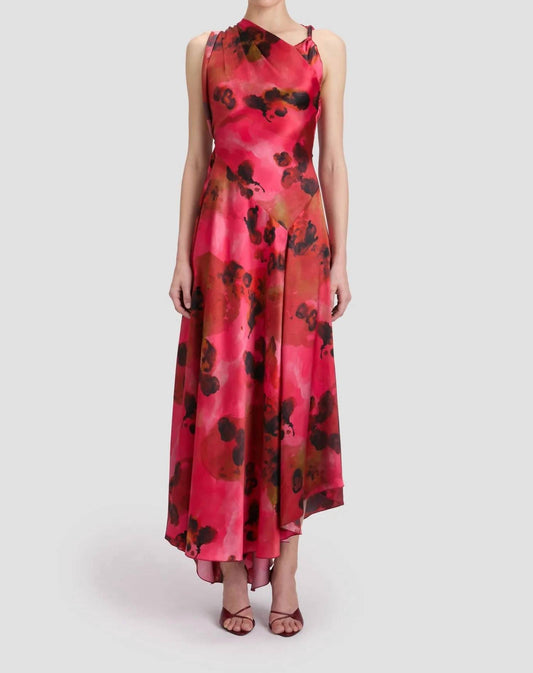 Victoria Beckham - Sleeveless Draped Midi Dress