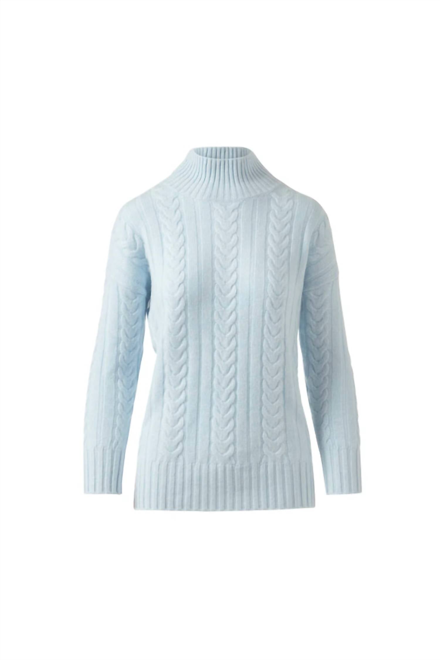 Kinross - Luxe Cable Funnel Sweater