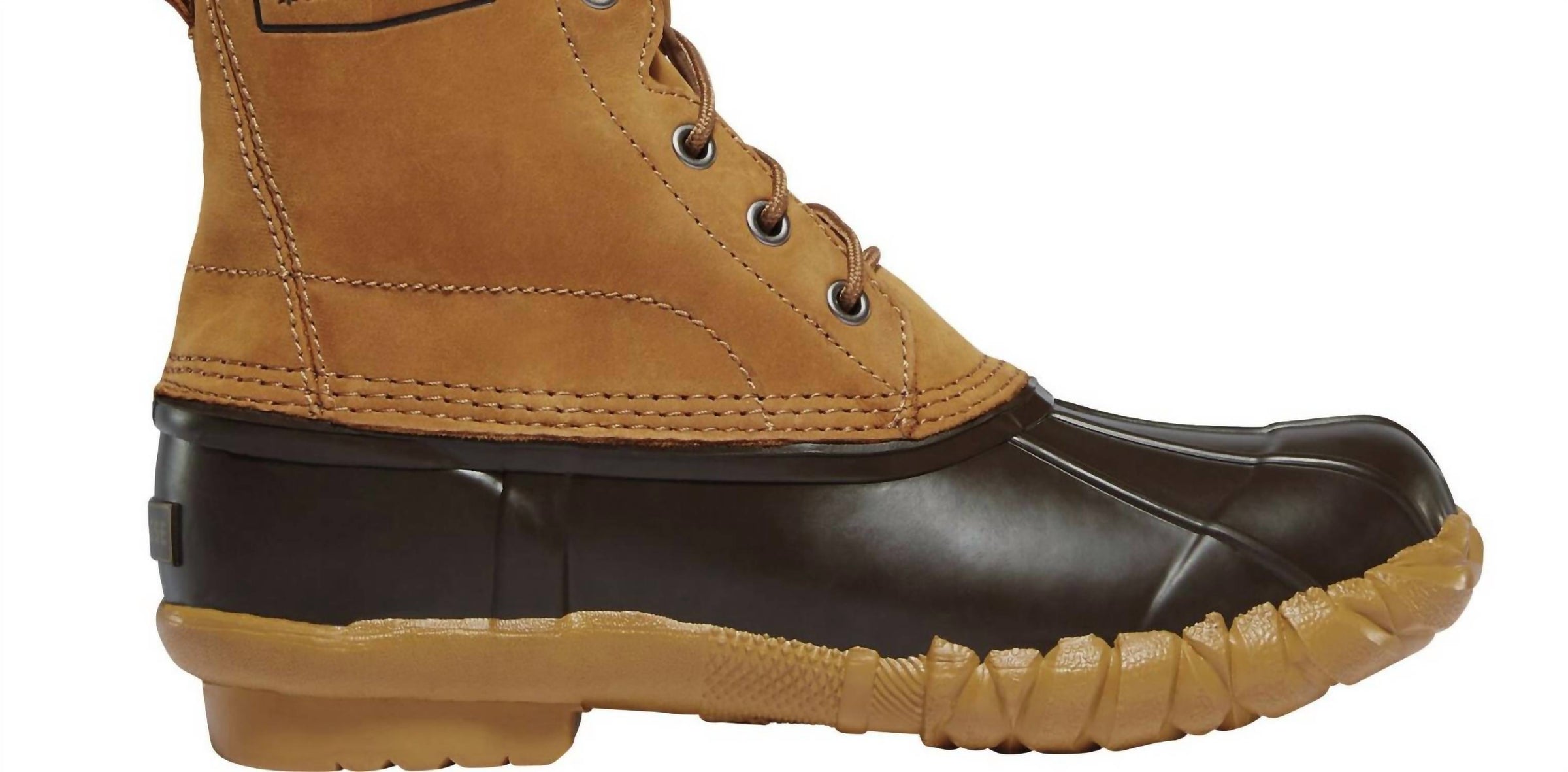 LACROSSE Women's Uplander II 6" Waterproof Duck Boot in tan brown - women's shoe
