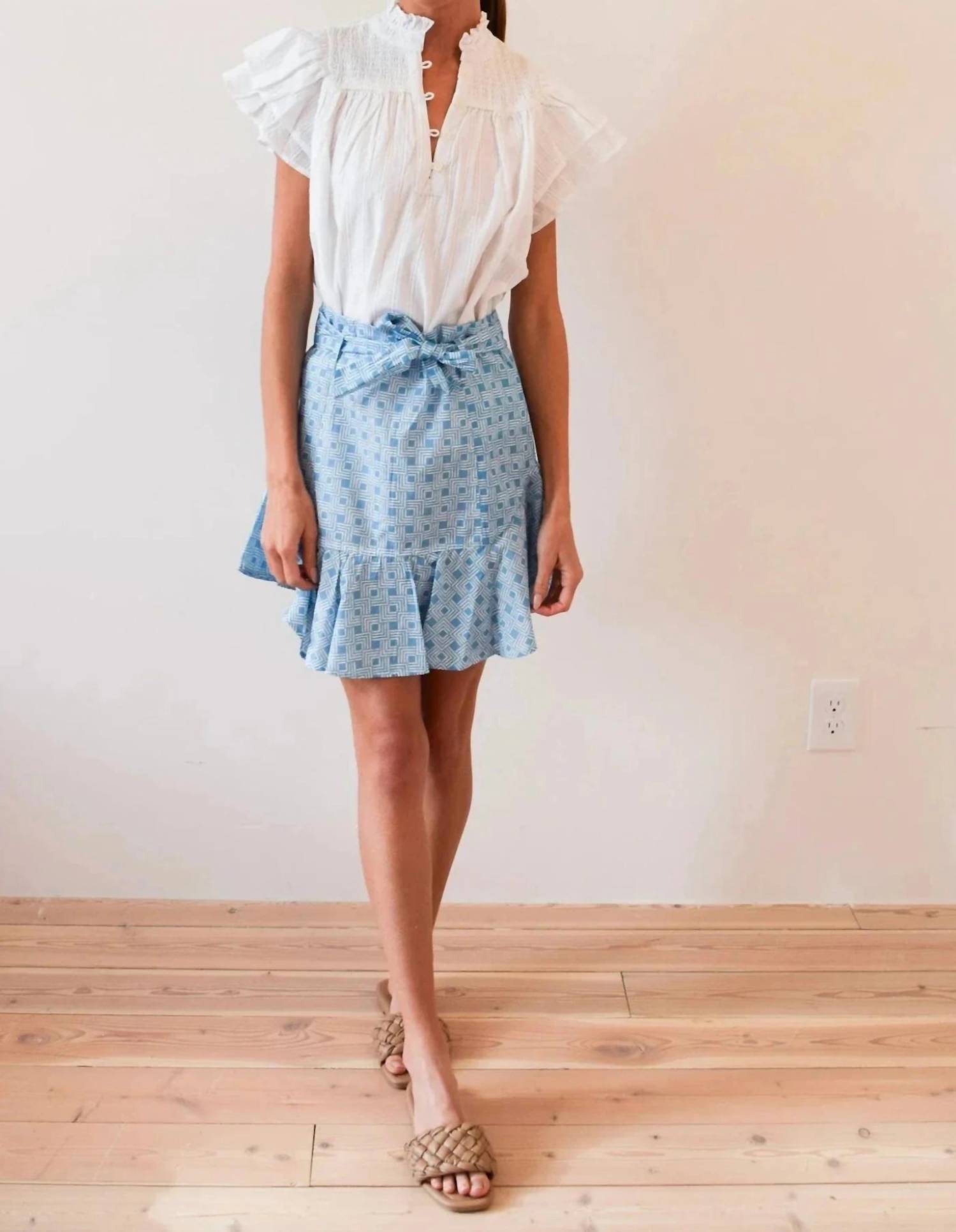 Never A Wallflower - Smocked Top