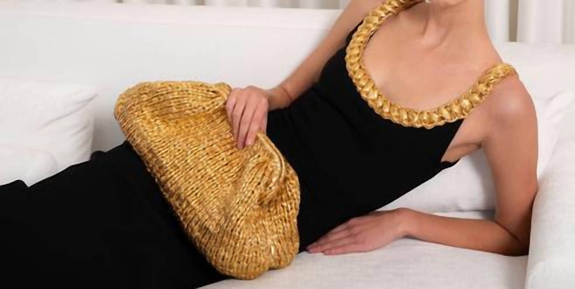 Elif Damaris Midi Dress in black - women's dress - detail view