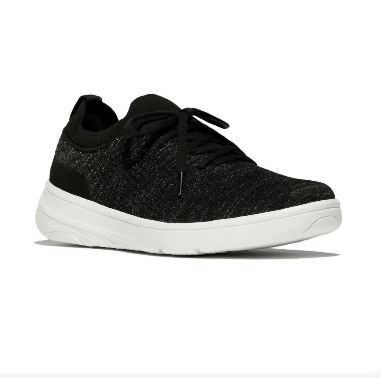 Fitflop - Women's Super-q Knit Slip-on Laced Sneakers