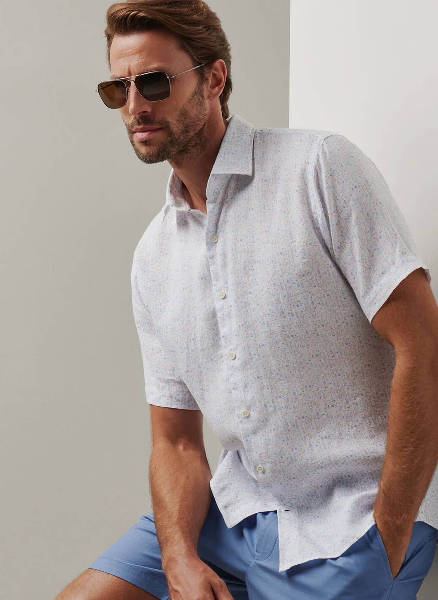Peter Millar - Soiree Linen Sport Shirt