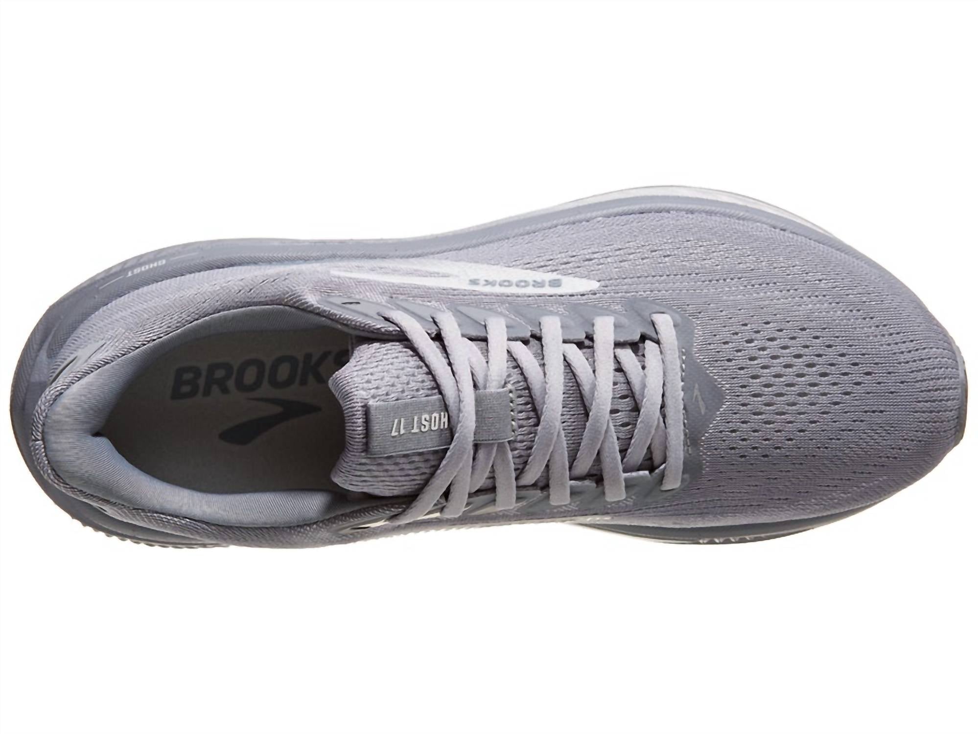 BROOKS Men's Ghost 17 Sneaker in primer gray oyster mushroom - men's sneaker - view 4