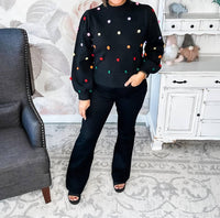 Andree By Unit - Act Like It's My Party Pom Sweater