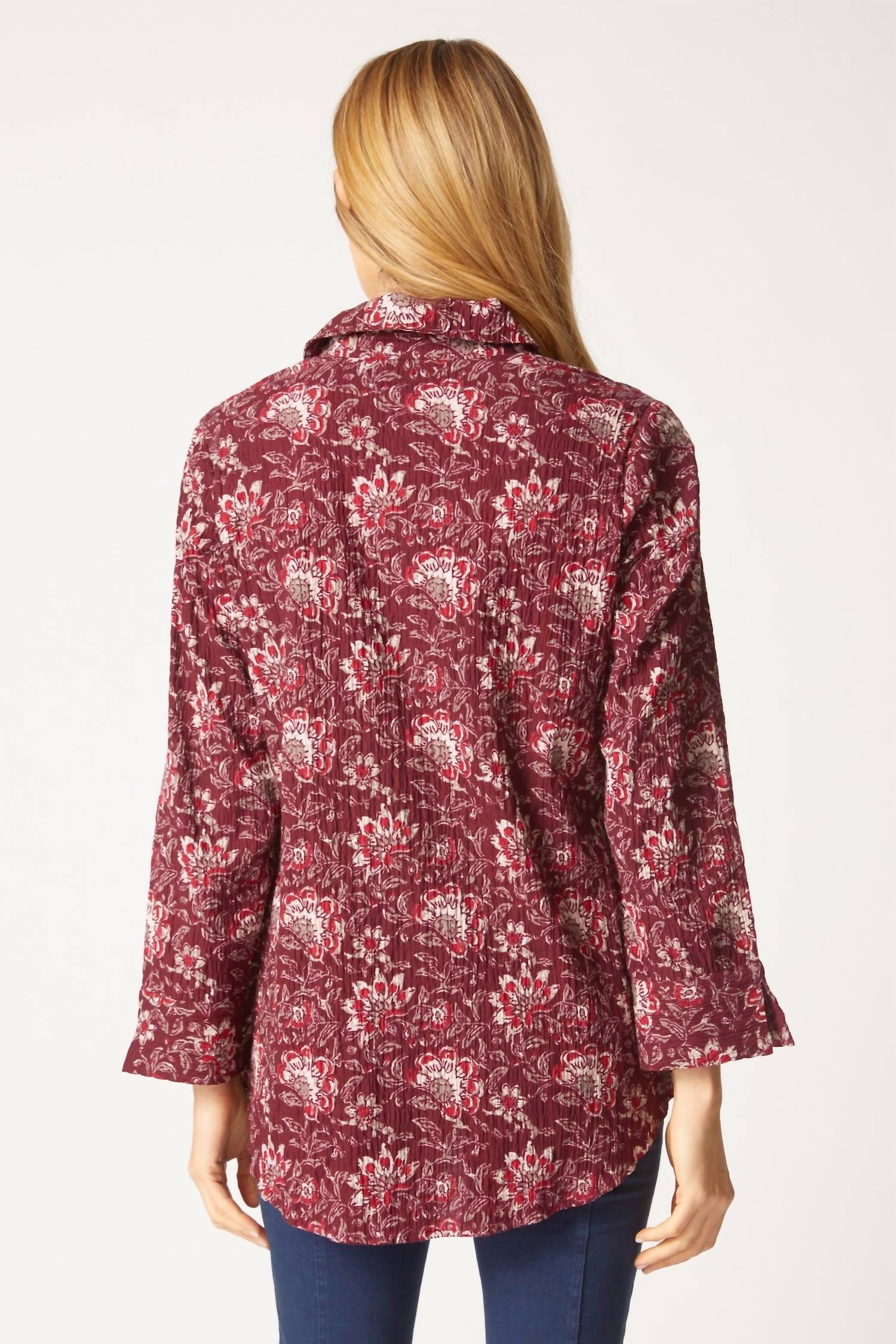 Habitat - Block Print Tailored Shirt