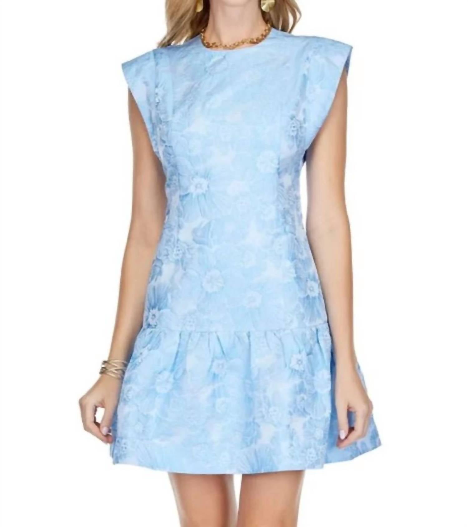 Jade - Karen Fit Flutter Hem Dress