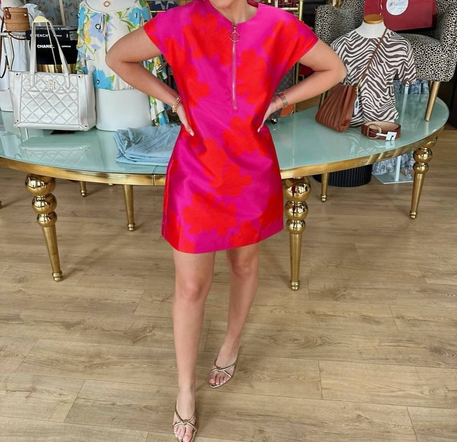 Jade - Zipper Shift Dress