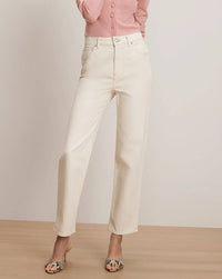 Veronica Beard - Leah Mid Rise Straight Leg Jeans