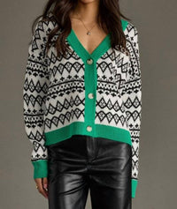 Panache Apparel - Lindy Button Front Sweater