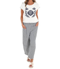 Blu Pepper - Women's Seaside Stitch Sweater