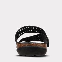 Mykos Women's Scarlett Toe Ring Sandal in black - women's sandal - view 7