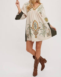 Bluivy - Boho Babydoll Dress
