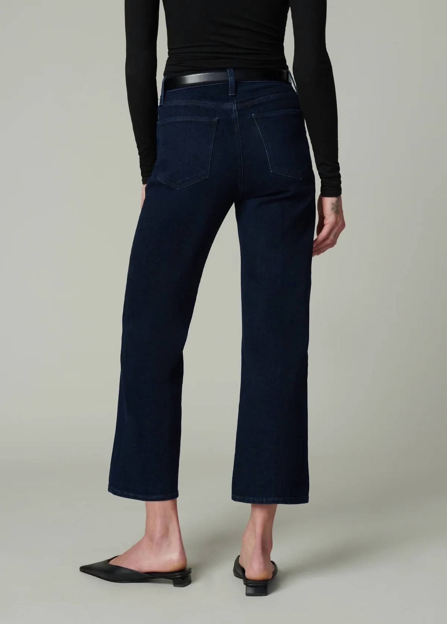Joe'S Jeans - Blake High Rise Wide Leg Crop Jeans