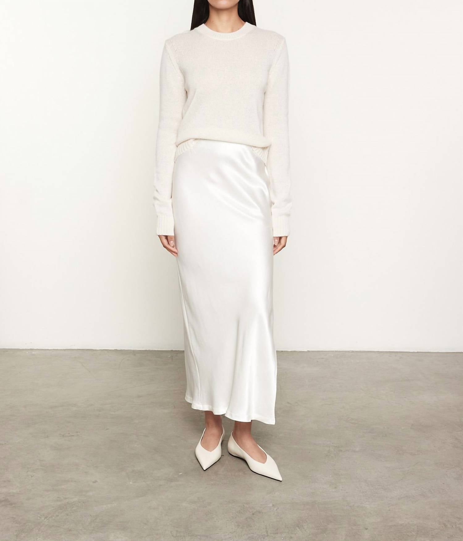 Enza Costa - SATIN BIAS CUT SKIRT