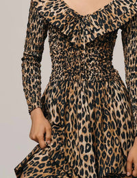 Damson Madder - Harper Shirred Midi Dress