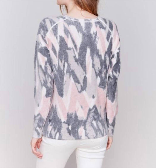 Charlie B - Reversible Print Sweater