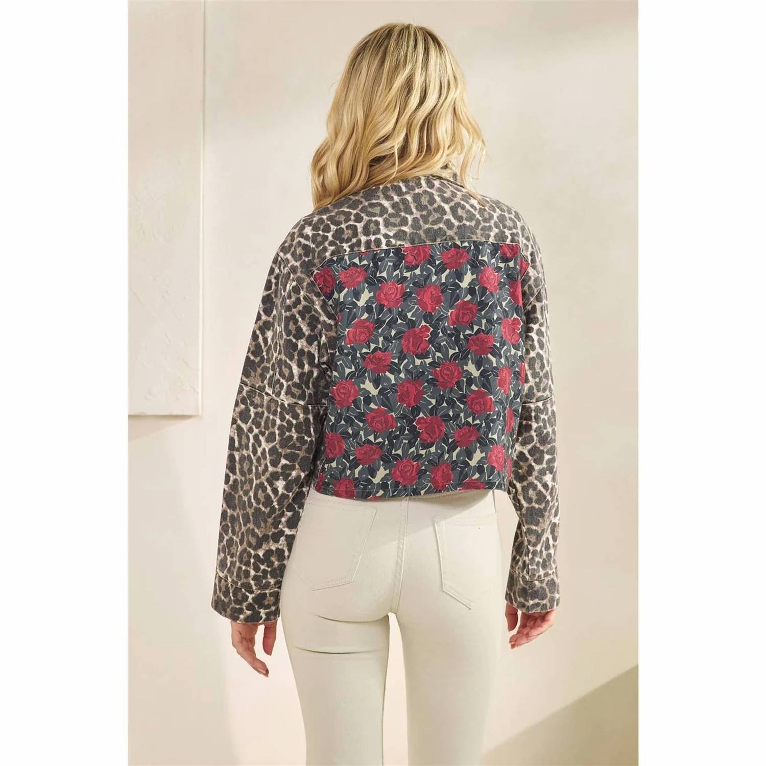 Carole Christian - Cropped Denim Jacket